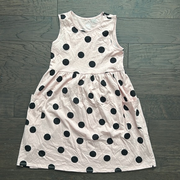 Wonder Nation, spring girls tank top play dresses w/ side pockets, size 10-12 - Picture 4 of 7